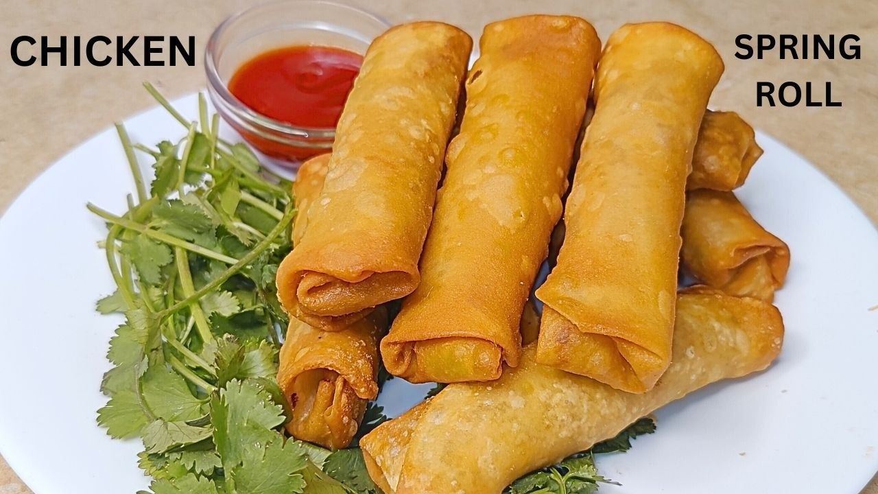 चिकन स्प्रिंग रोल रेसिपी इफ्तार के लिए || CHICKEN SPRING ROLL || PARVEEN KI RASOI |