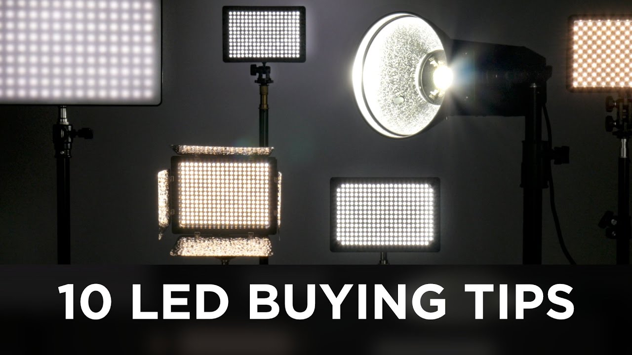 10 Things to Consider When Buying Video LED Lights