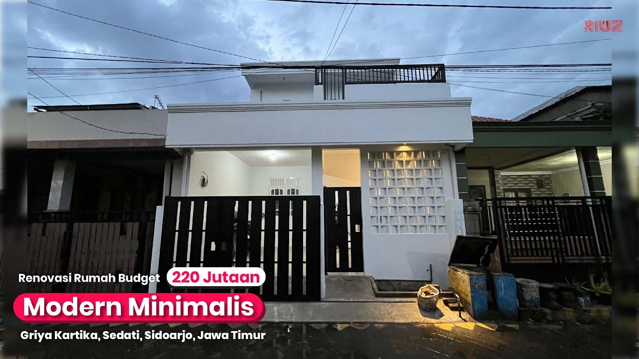 Renovasi Rumah Model Modern Minimalis dengan Budget 220Jt an | Sedati, Sidoarjo