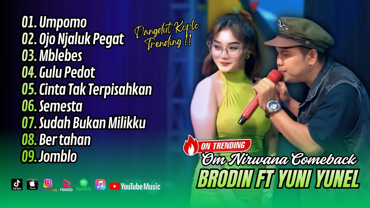 Brodin Ft. Yuni Yunel OM NIRWANA COMEBACK - UMPOMO - OJO NJALUK PEGAT - MBLEBES || DANGDUT TERBARU