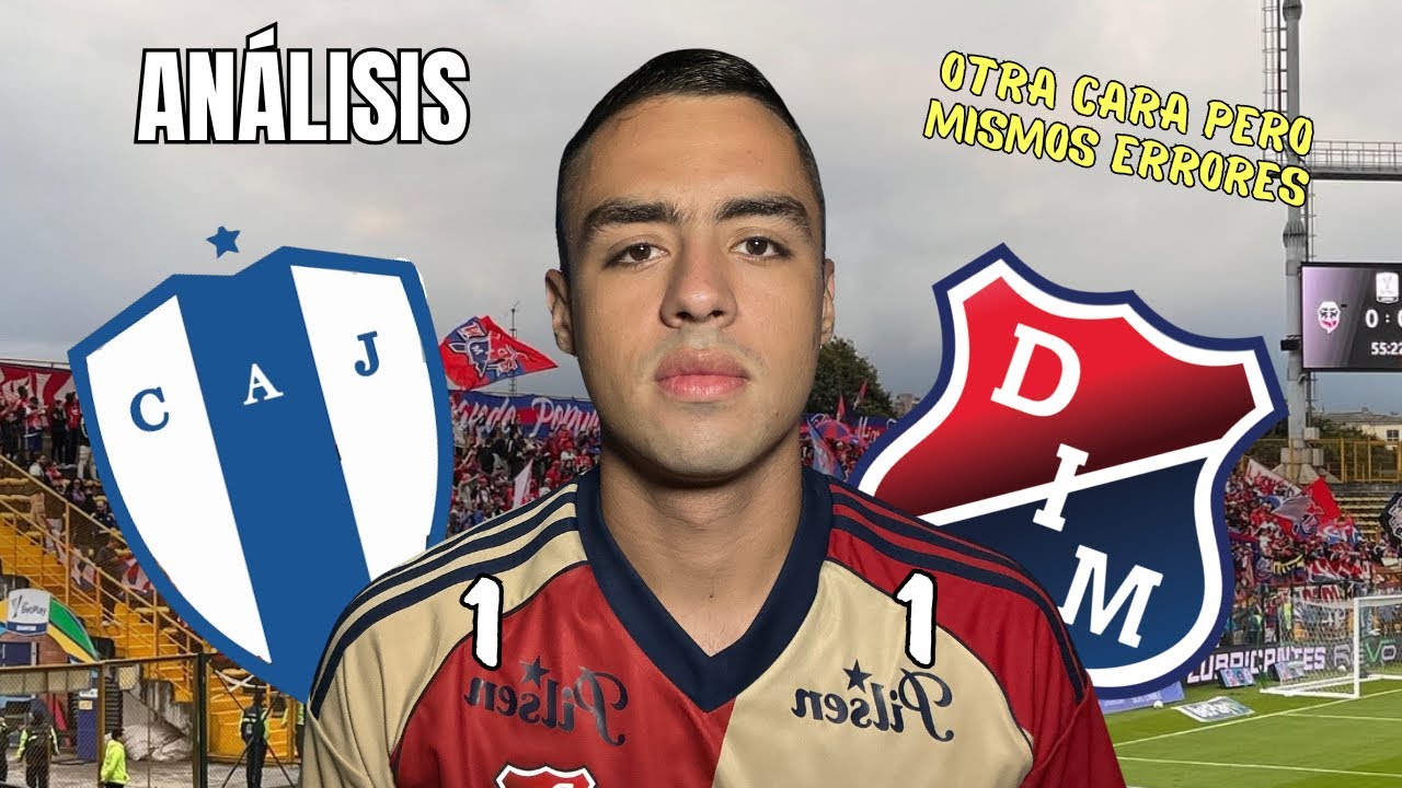 EMPATE AMARGO EN URUGUAY 🔴🔵⚽️ Medallo empató a 1 con Juventud en la ida.