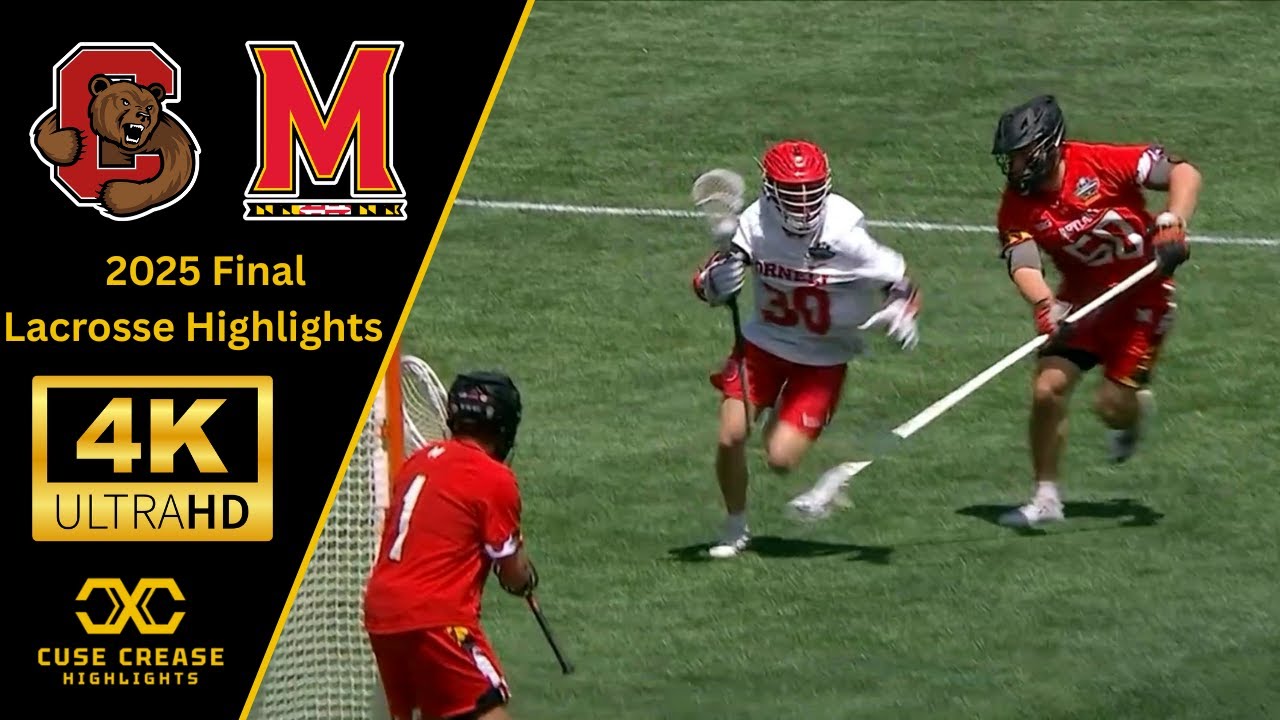 2025 Final Maryland vs Cornell 4K Highlights