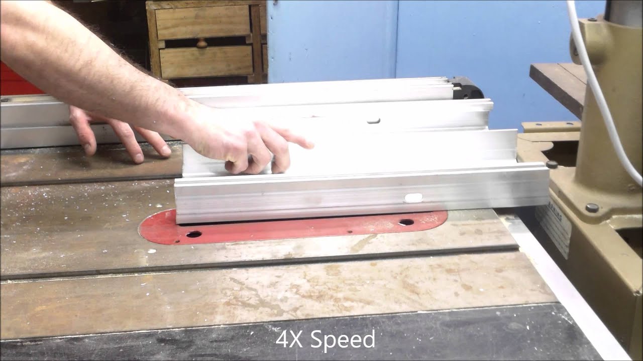 How To: Cutting Aluminum Panel on a Wood Table Saw