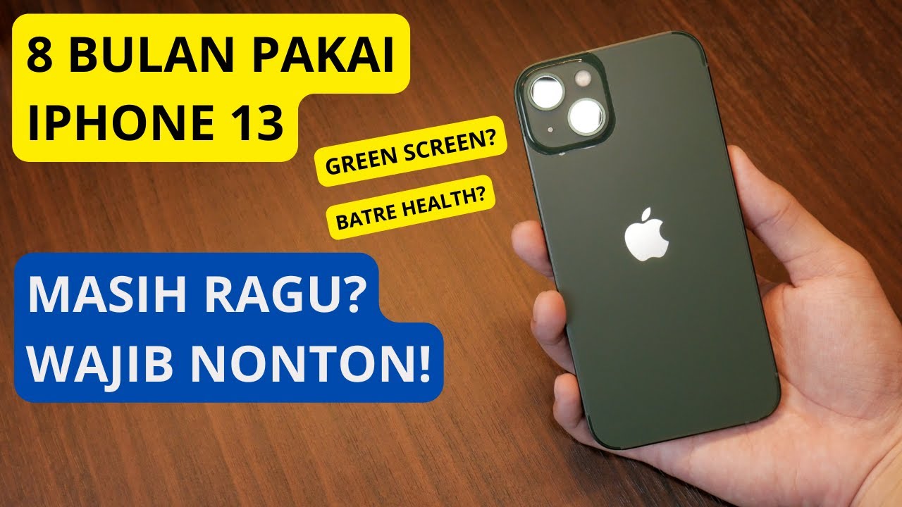 8 bulan pake iPhone 13, anti greenscreen, performa ok banget, BH masih 100% cuy! 🥰🍏
