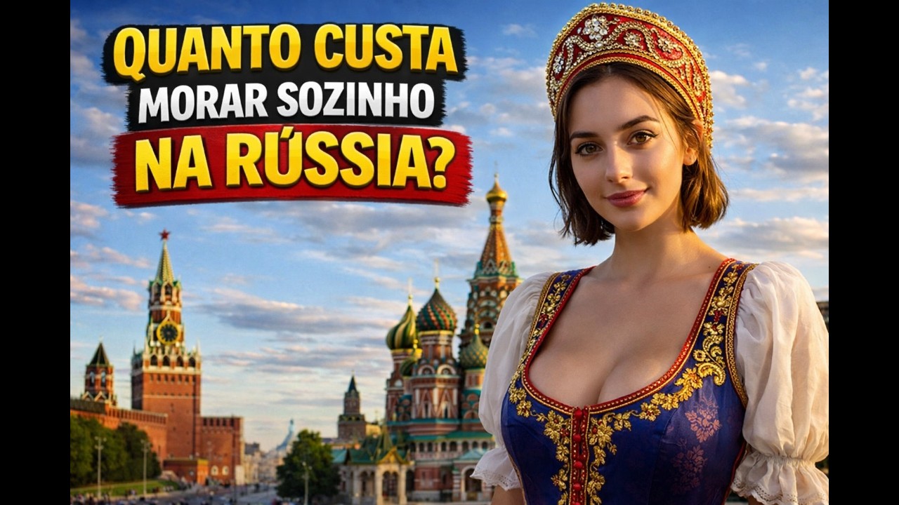 QUANTO CUSTA MORAR SOZINHO NA RUSSIA? O pais da neve!