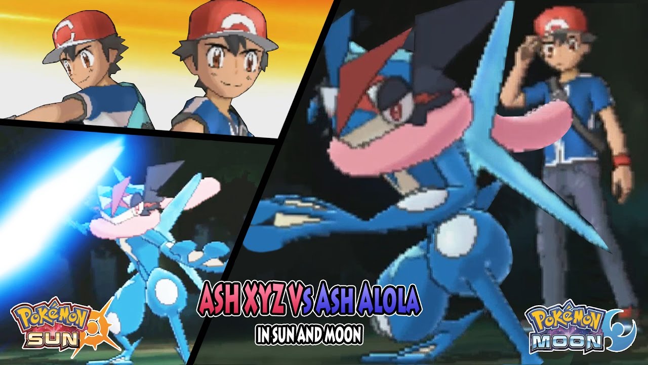 Pokemon Sun and Moon: Ash Vs Ash (Ash XYZ Vs Ash Alola)