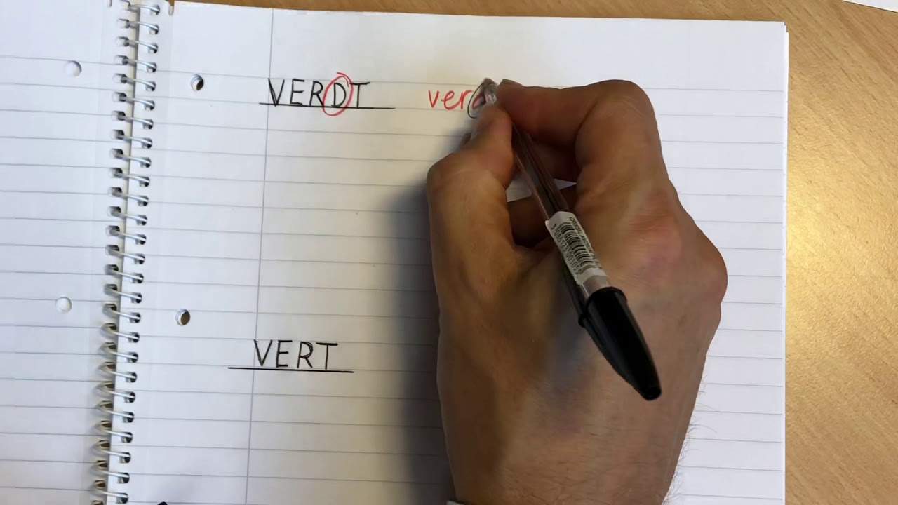 Lydlike ord: Hvert, v&aelig;rt, verdt, vert