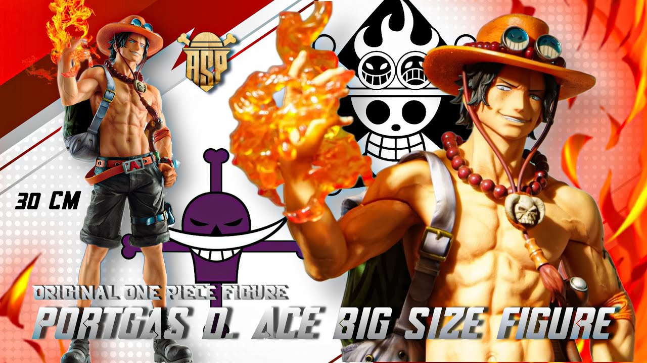 Ichiban Kuji One Piece Portgas D. Ace Big Size Figure Original Banpresto Bandai 30CM RARE !