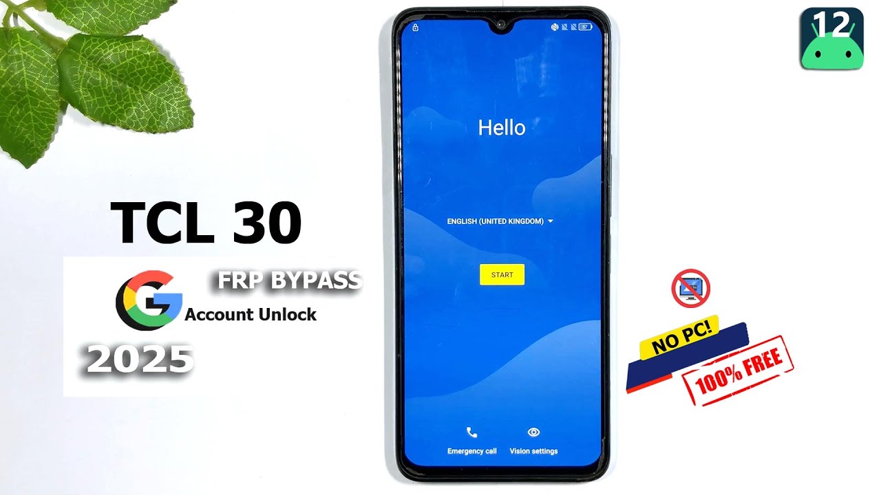 HOW TO TCL 30 FRP BYPASS ANDROID 12 WITHOUT PC NEW UPDATE 2025
