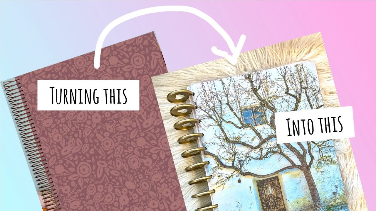 Making my Laurel Denise planner into a disc bound planner