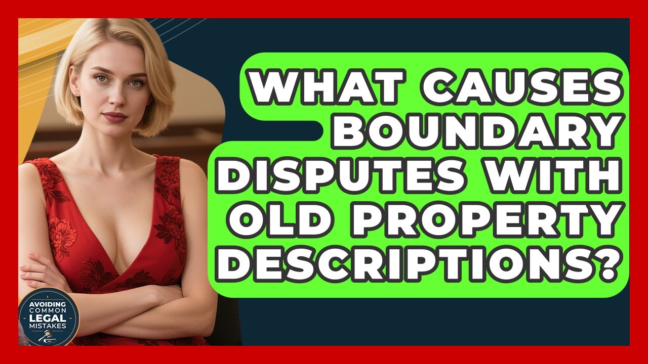 What Causes Boundary Disputes With Old Property Descriptions? - Avoiding Common Legal Mistakes