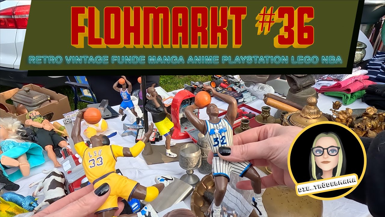 Flohmarkt #36 - Retro Vintage Funde Manga Anime Playstation Lego NBA
