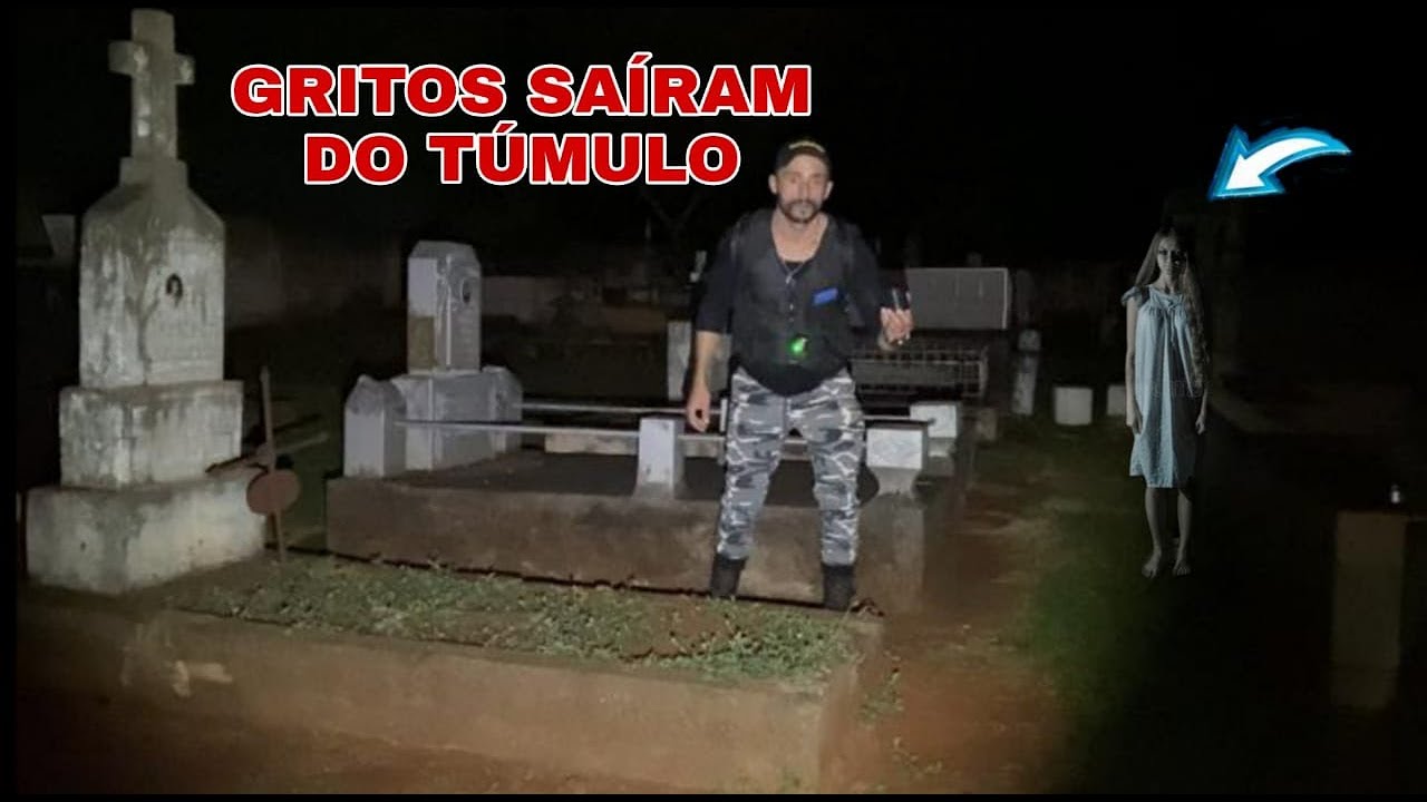 GRITOS DE UMA MULHER SAIU DO TÚMULO - CEMITÉRIO ASSOMBRADO