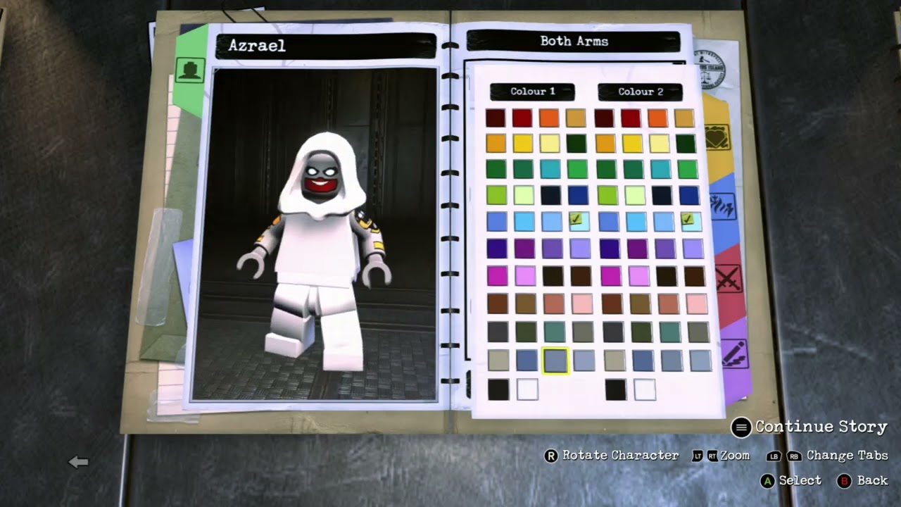 LEGO DC Super-Villains How to make Azrael Arkham Knight version