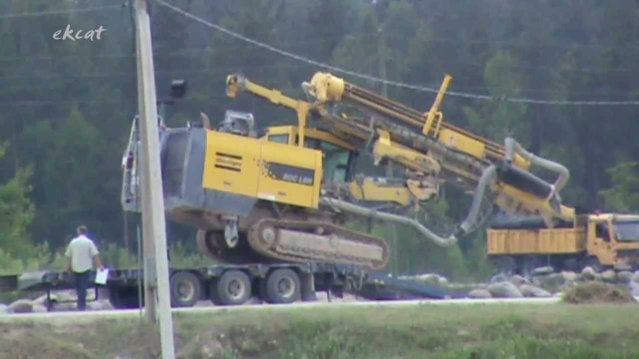 Буровая установка Atlas Copco ROC L6H От бурения до разрушения.