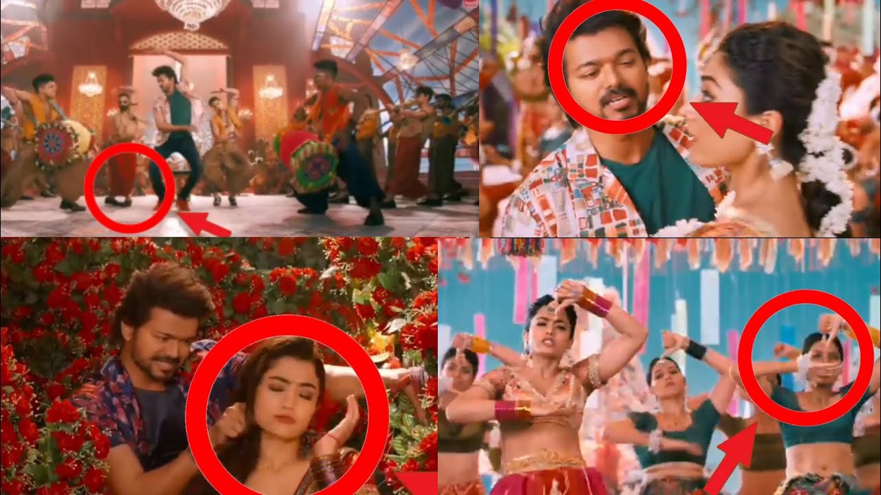 ranjithamae song mistakes ||  tamil movie ||  varisu  || thalapathy vijay