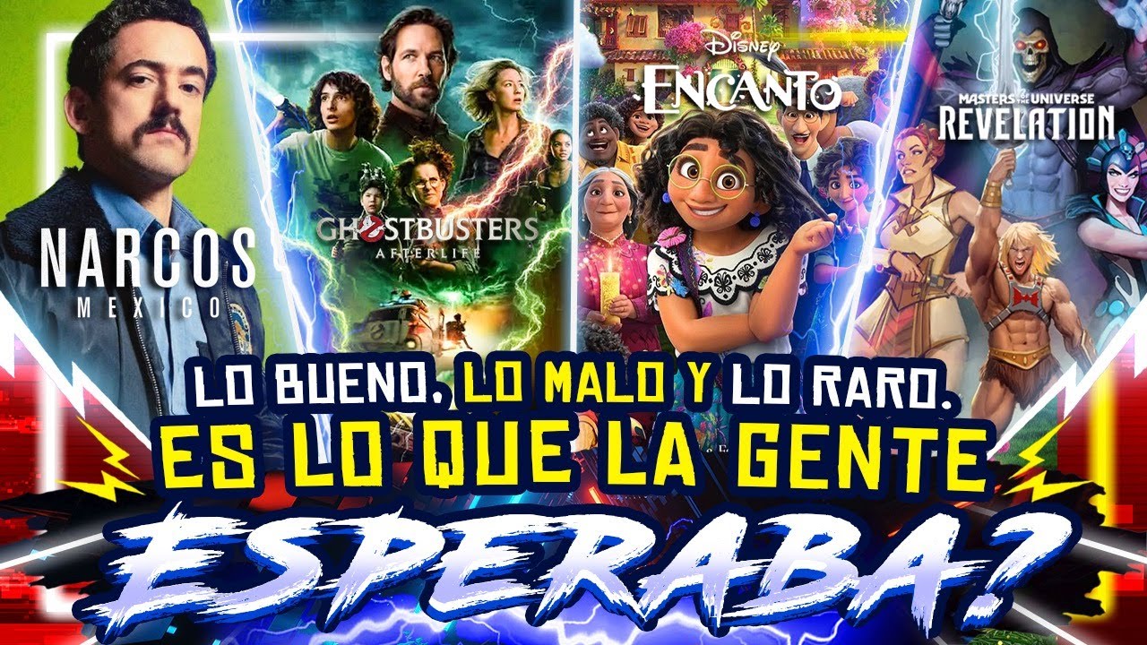 Estrenos: CAZAFANTASMAS de nuevo en el cine y NARCOS estrena temporada, ENCANTO de Disney y más