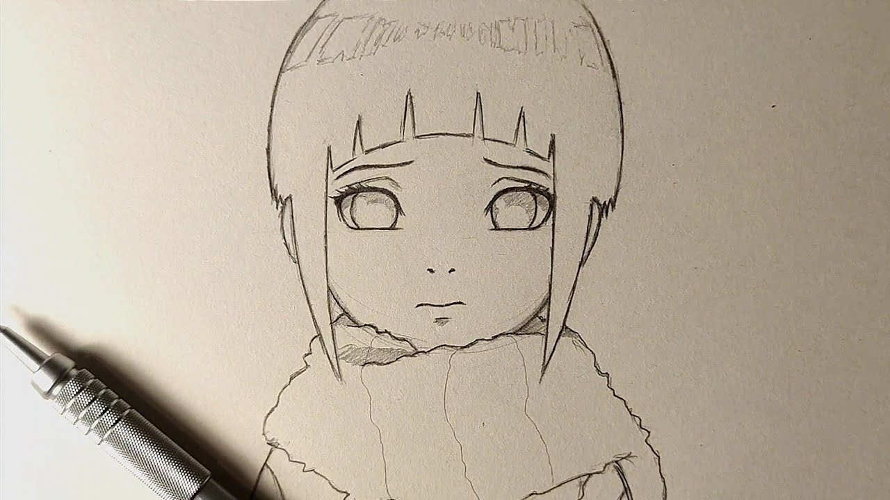 Hinata Çizimi - Anime Kız Nasıl Çizilir / Naruto