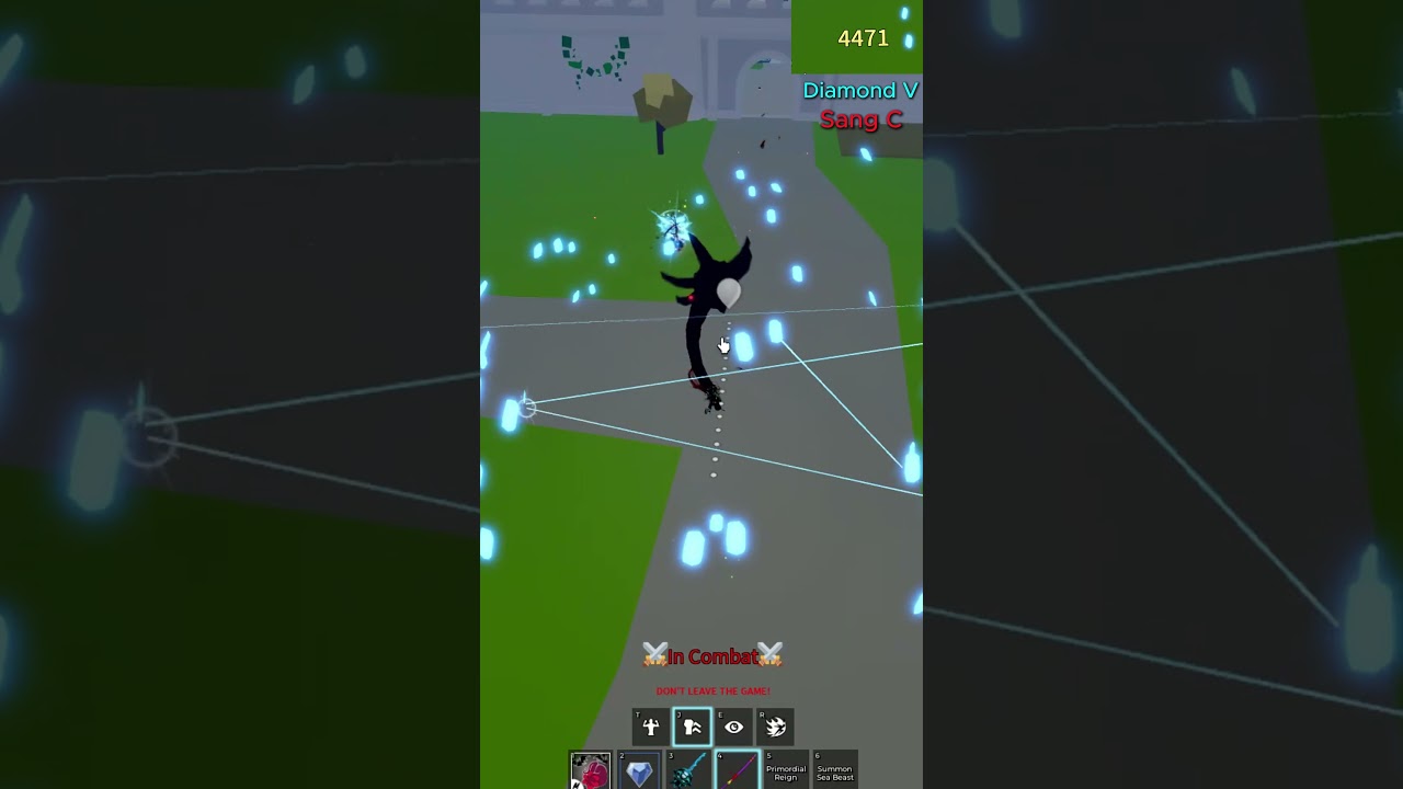 Best New Meta Combo (Diamond + Sanguine)  #bloxfruit #roblox #bloxfruitsupdate #bloxfruits #combo