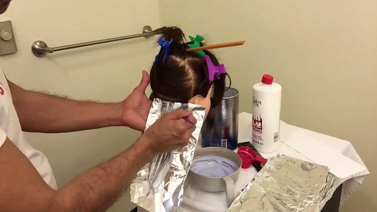 Como hacer mechones con papel aluminio - HIGHLIGHTS WITH FOIL