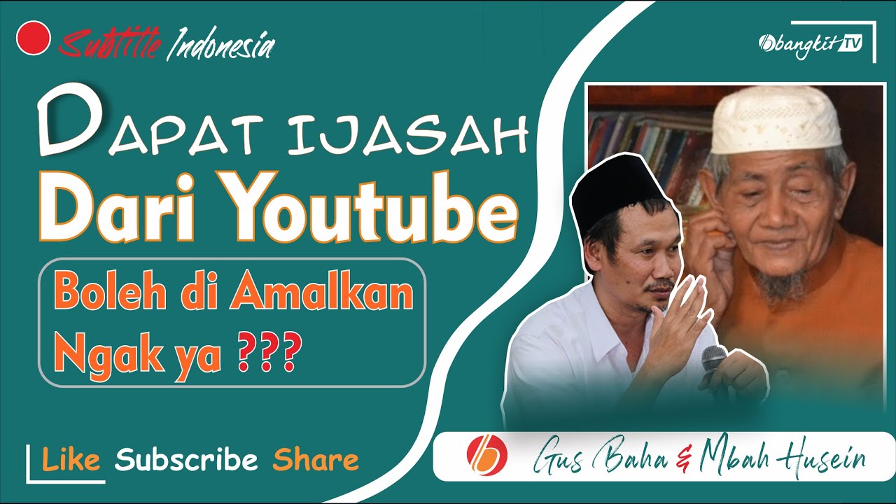 Dapat Ijazah Dari Youtube, Kira-kira Boleh Diamalkan Nggak Ya ??? | Bangkit TV