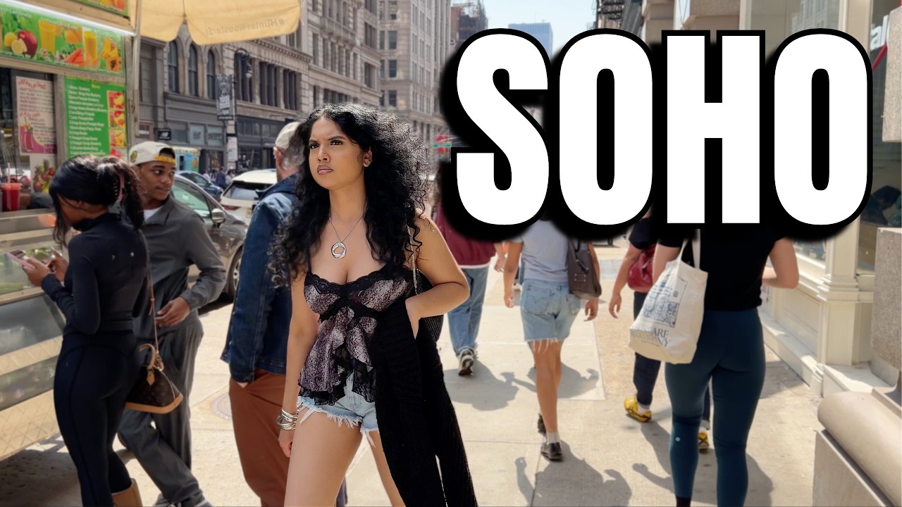 NEW YORK CITY Walking Tour [4K] - 🌸 Spring In SOHO