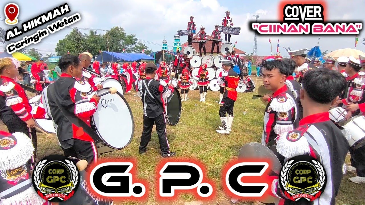 POWERFUL PERFORMANCE &bull; GPC DRUMBAND ATTRACTION (SONG - CIINAN BANA) AT AL HIKMAH CARINGIN WETAN 🥰