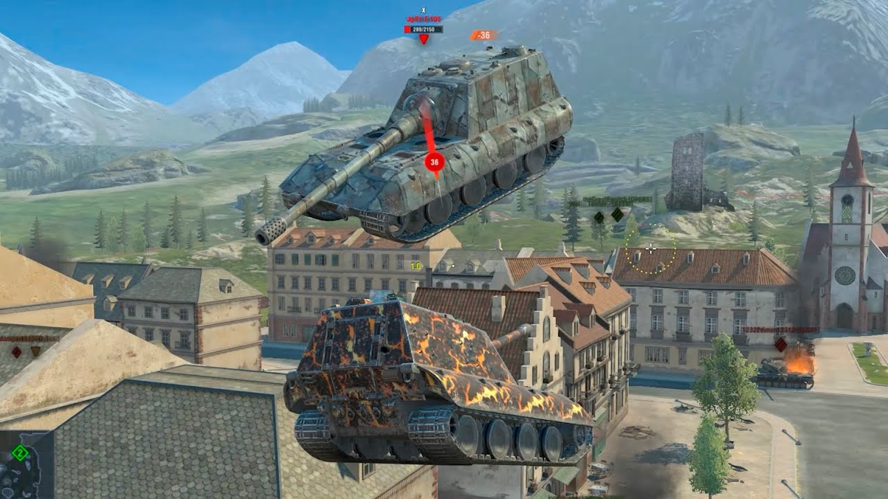 JAGDPANZER E100 + gravity =