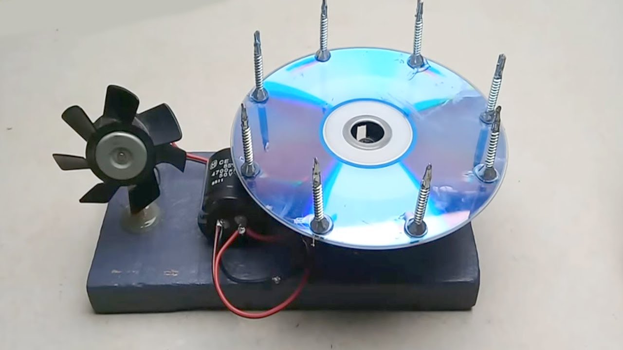 Amazing Creative Free Energy With CD Motor At Home