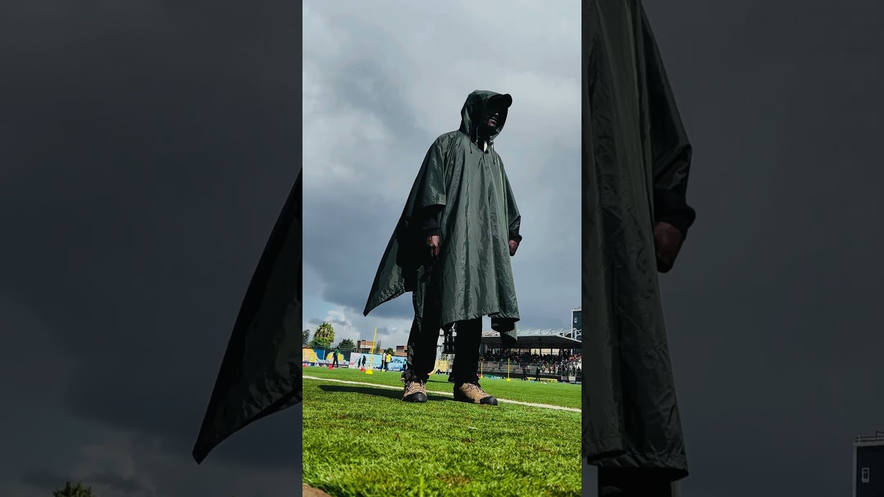 Rainy Coat Sports Football Pitch Dandora Stadium Nairobi City County Kenya East Africa Sportpesa Lea