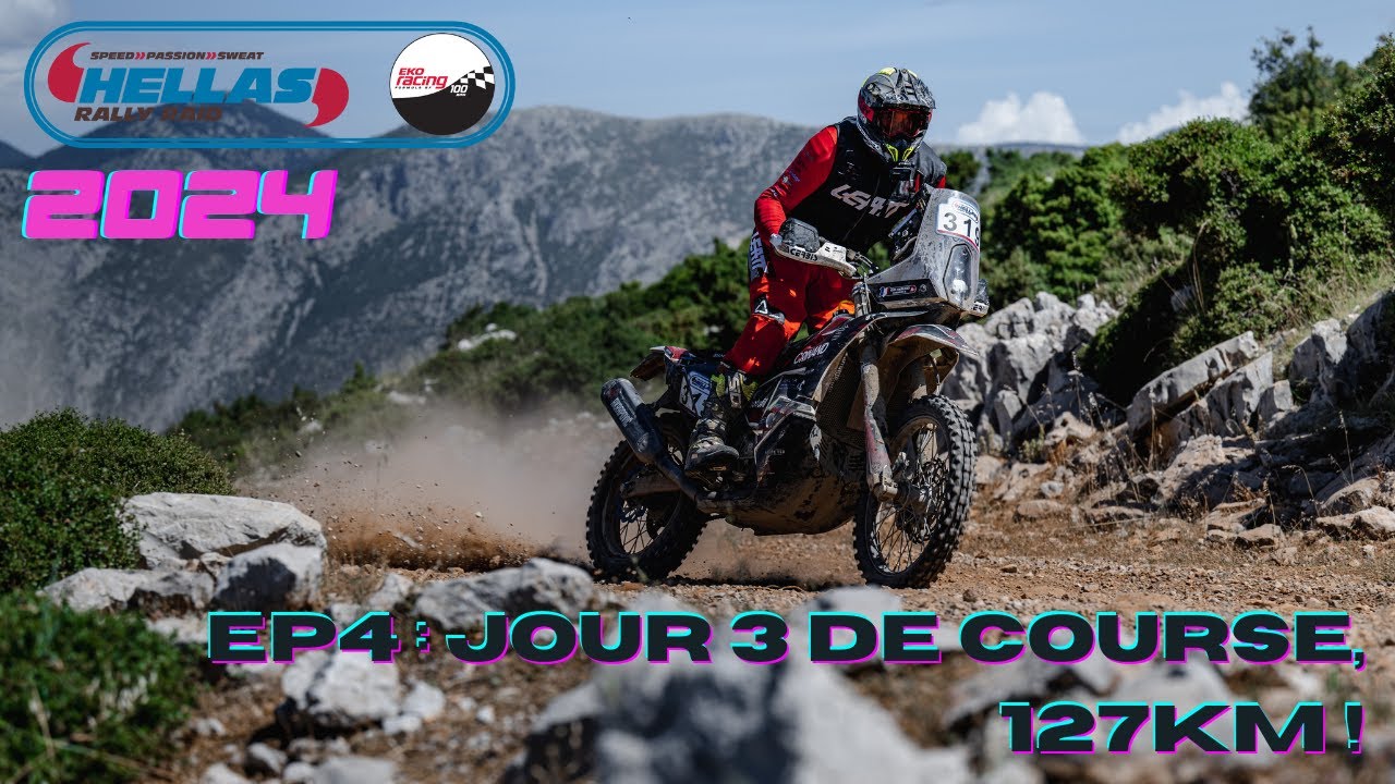 Hellas Rally 2024 Ep04 - Une belle 3éme journée de 127 km ! Navigation typée RALLY RAID  !
