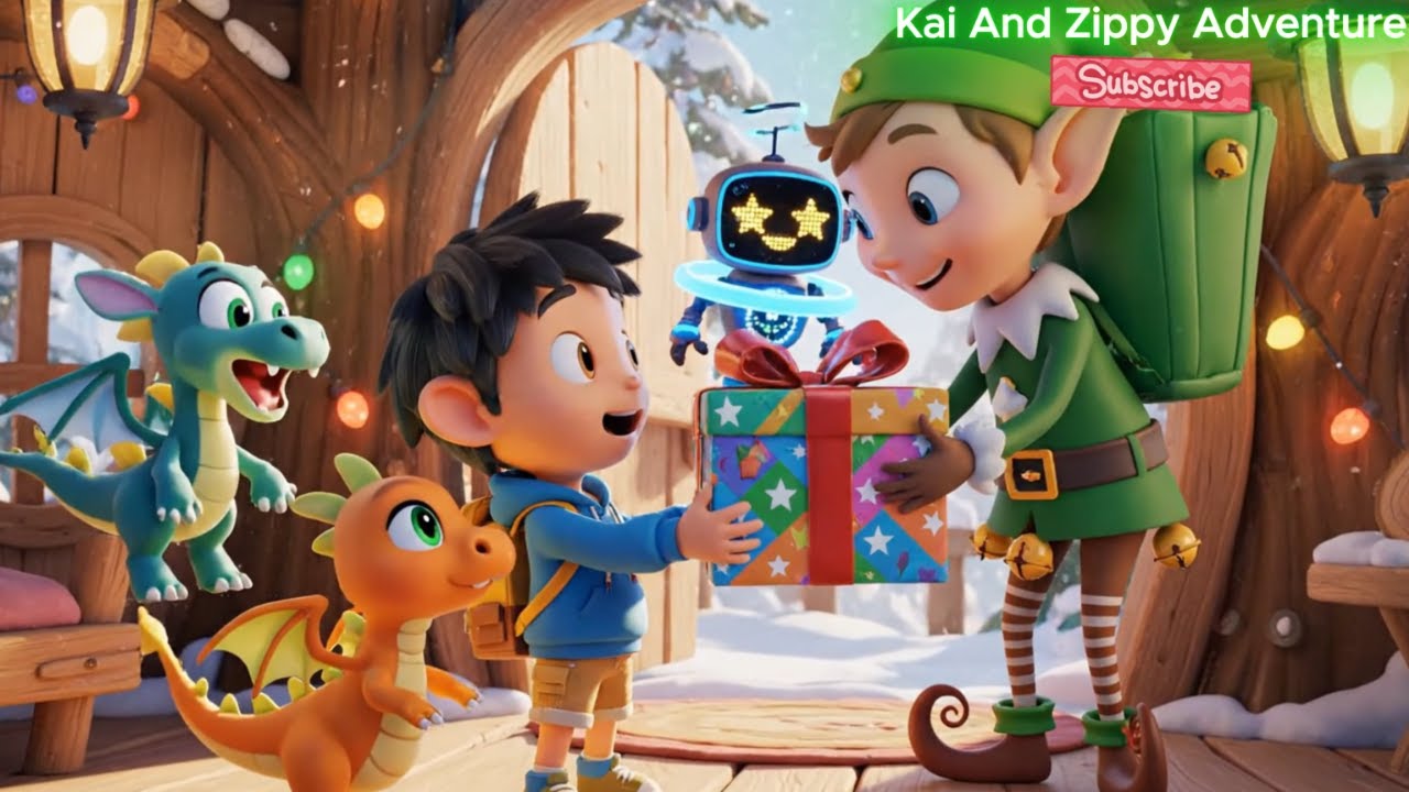 🚨Kai And Zippy Chip Save Santa’s Workshop｜Frozen Gift Line at the North Pole｜Kai And Zippy Adventur
