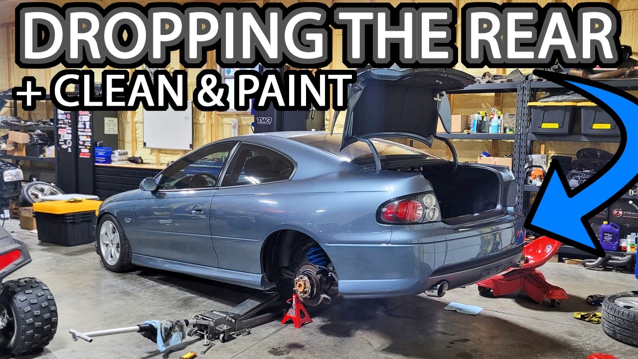 2006 Pontiac GTO Rear Lowering with New Brakes and Some Clean Up
