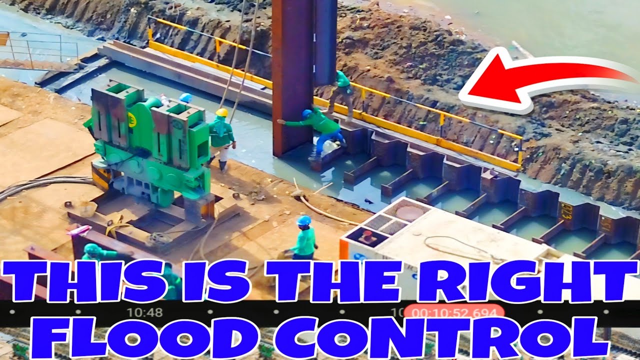 This is The Right Flood Control Japanese Contractor Found in Marikina to Pasig City Philippines
