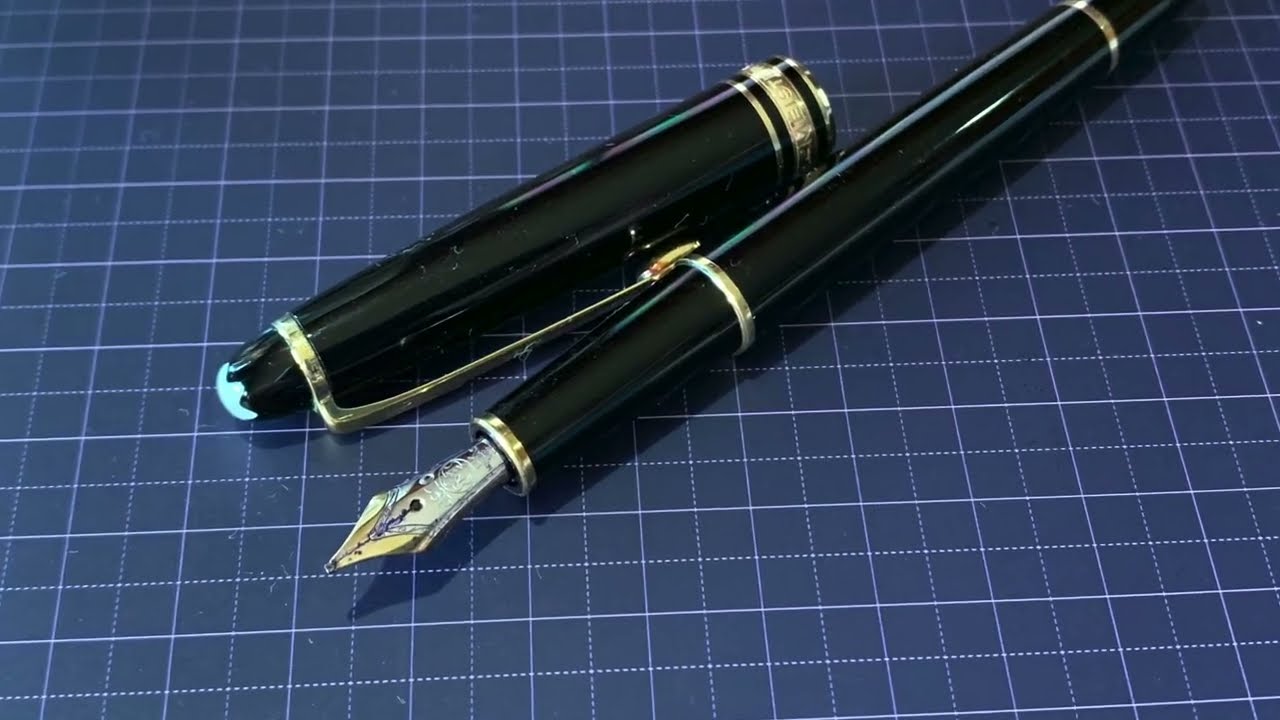 ✒️ Montblanc 144 Classique Update! ⭐️| Lefty Nib 💥 Review | Let's Change Inks 💦