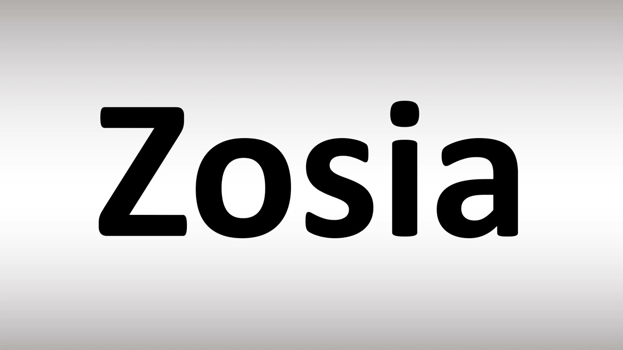 Как произносится Зося? | Простое руководство по произношению