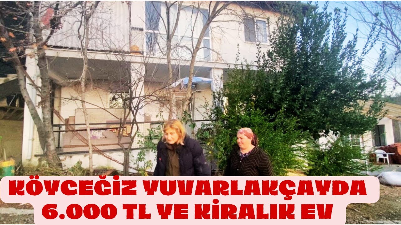 KÖYCEĞİZDE 7.000 TL YE KİRALIK EV #köydeyaşam #köyhayatı #müstakilev