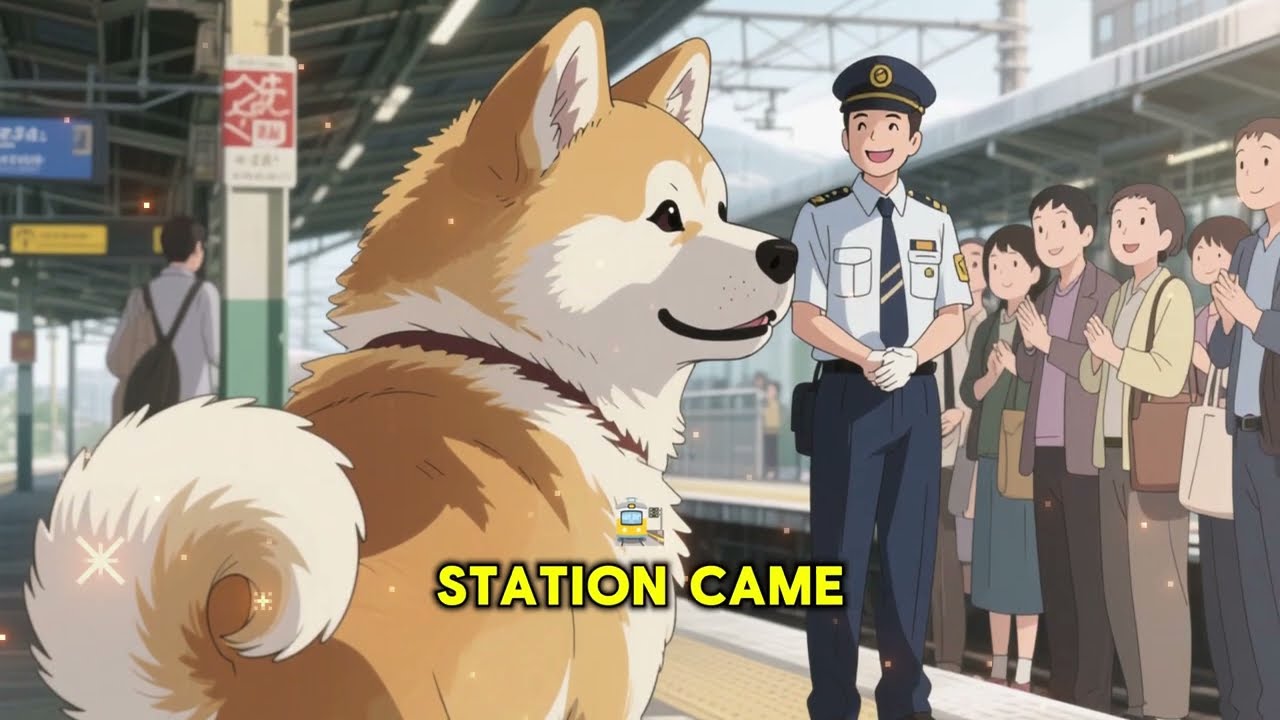 🐕 Hachi: The Dog Who Never Stopped Waiting 🐕💖​🚂​  #cuteanimal