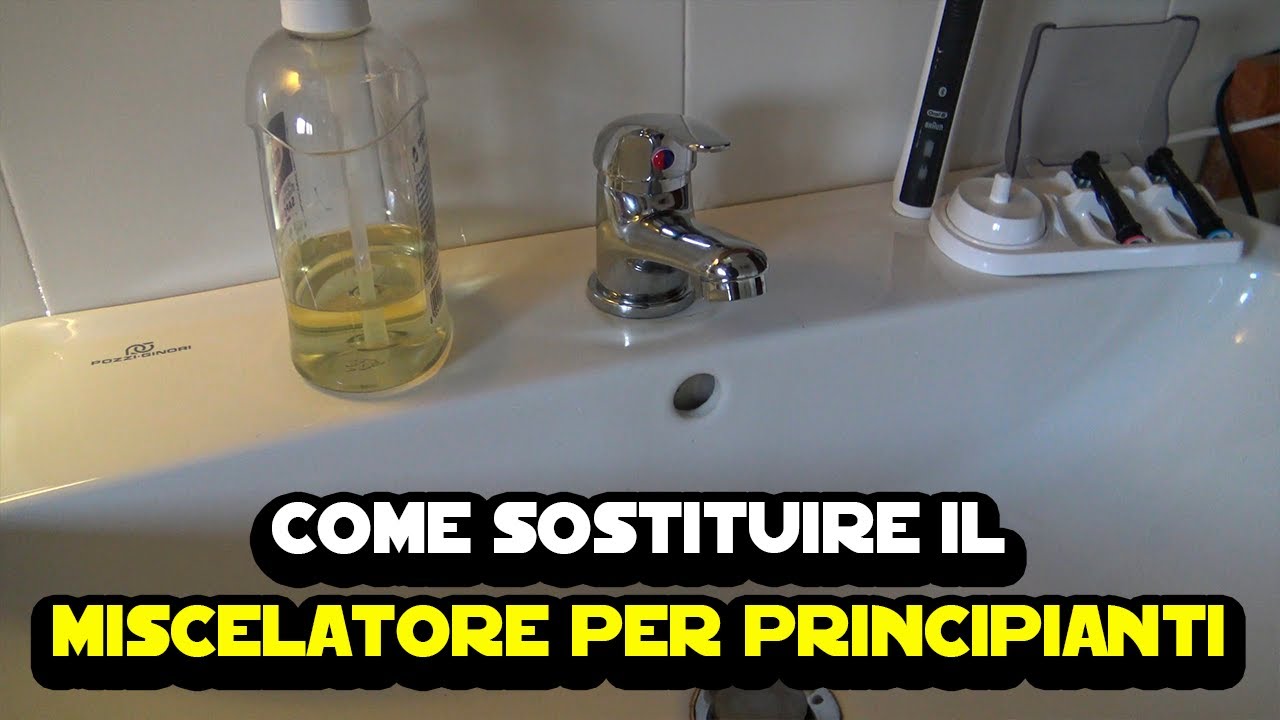 Come sostituire il rubinetto del lavandino senza smontare la colonna