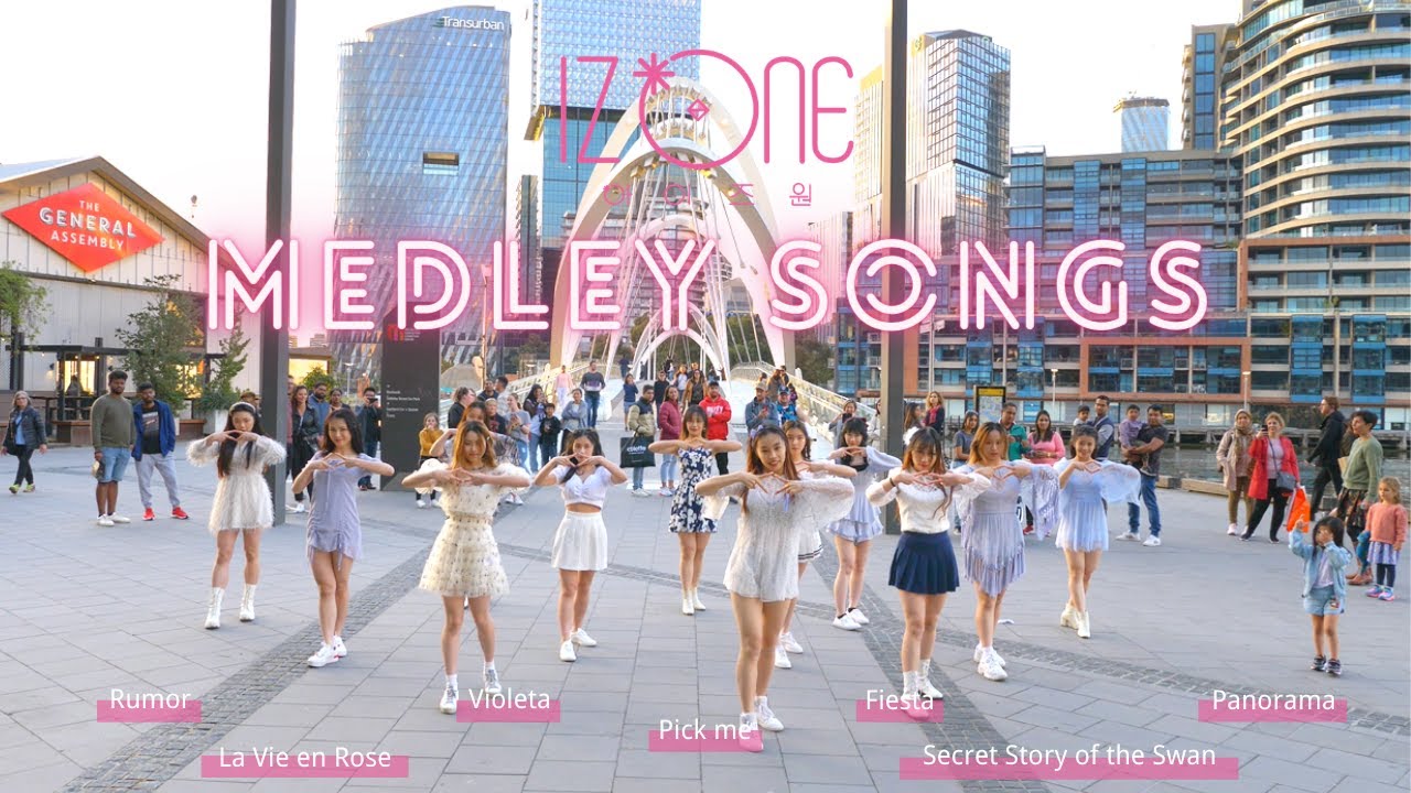 [KPOP IN PUBLIC 7 SONGS IN ONE TAKE ] IZ*ONE (아이즈원) MEDLEY | Rainbow Dance Crew, Australia