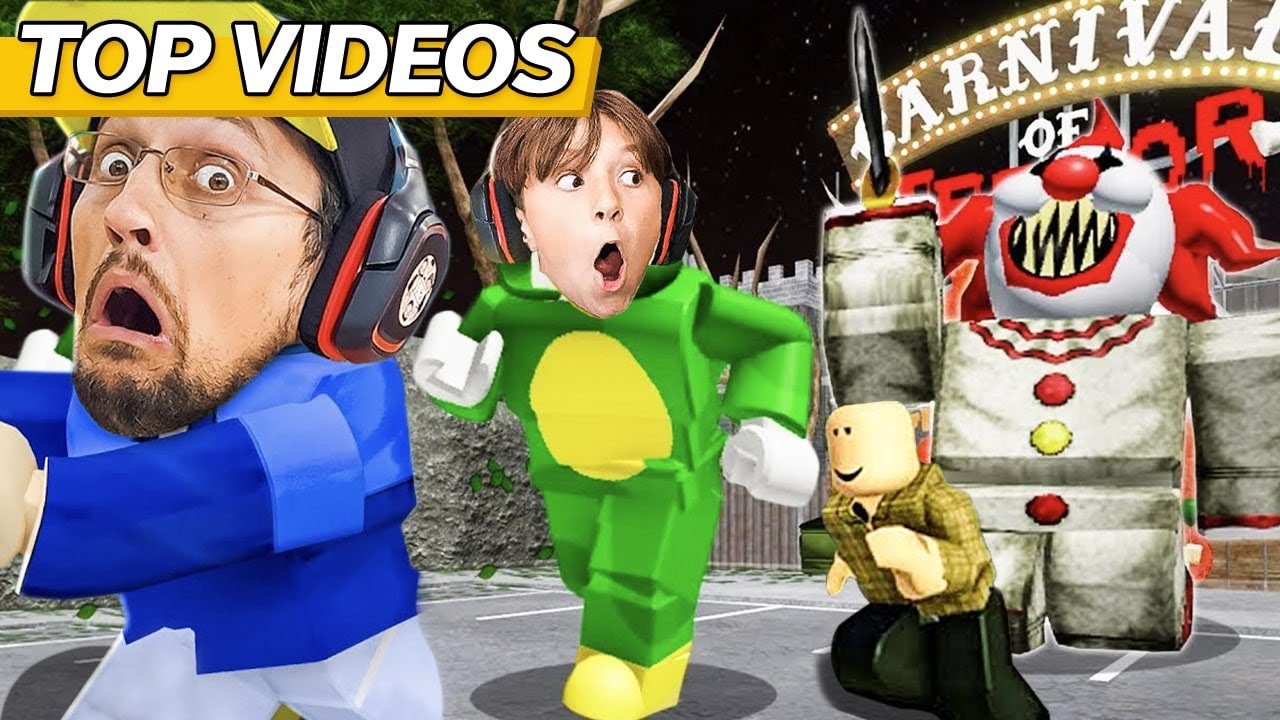 EPIC ROBLOX BATTLES: Haunted Carnival vs. Wild West! | FGTeeV