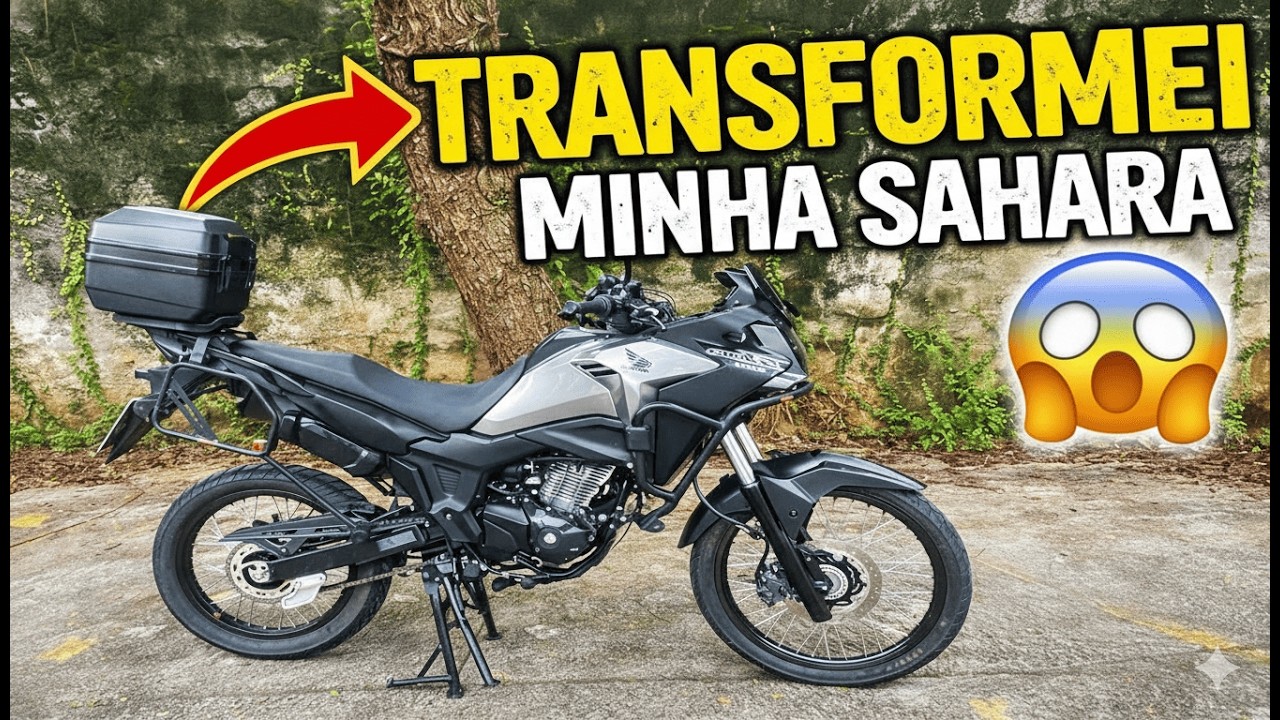 TRANSFORMEI MINHA SAHARA 300 COM ESSES ACESSÓRIOS