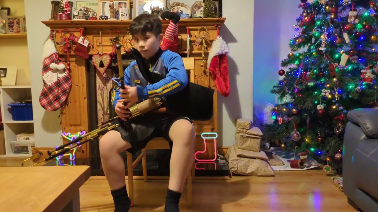 James Gets his Uilleann Pipe Drones!!