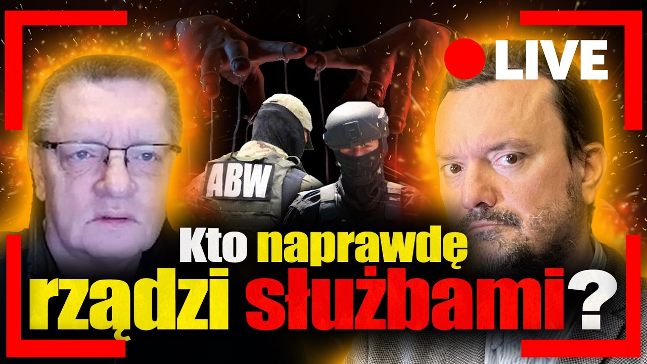 [LIVE] Bez cenzury. Kto naprawdę rządzi służbami? Płk WR0ŃSKI i Jan PIŃSKI na żywo