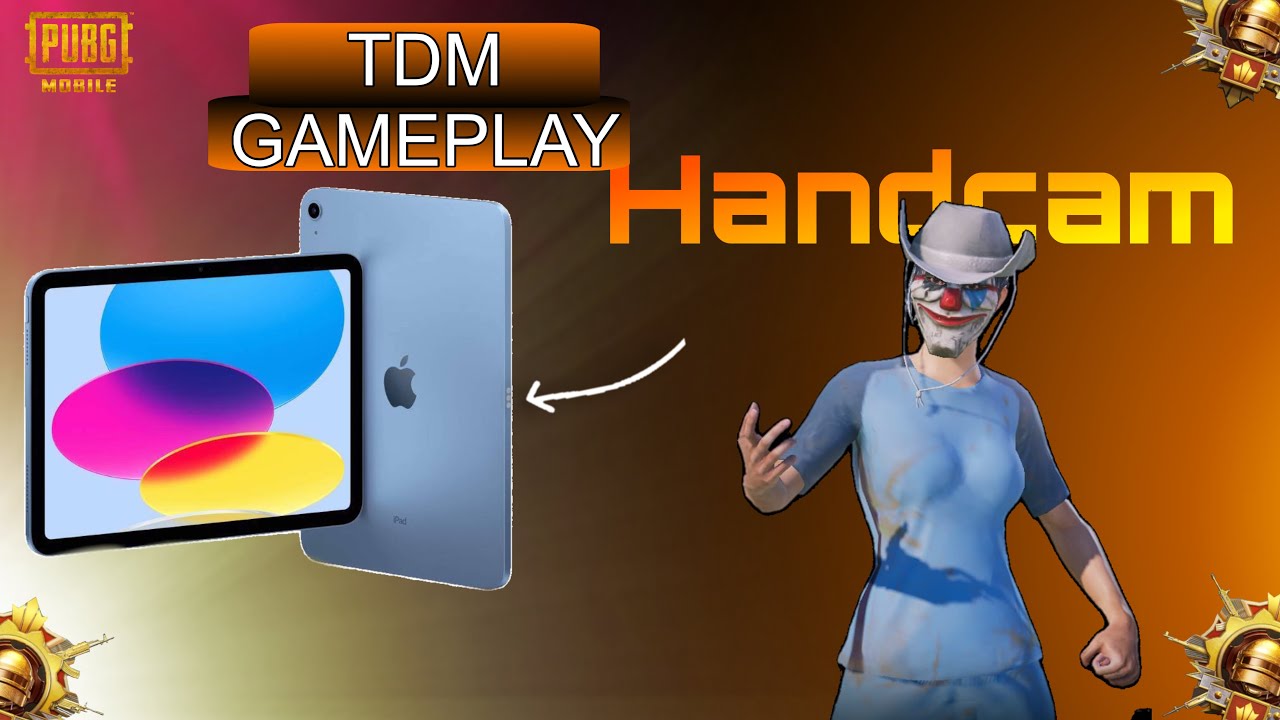 TDM Gameplay with Handcam ❤️| IPAD 11 GEN | FPS 90 ☠️ | #gameplay #pubgmobile #ipadgameplay #tdm 