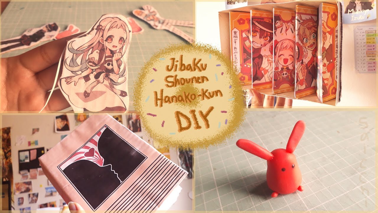 👻 DIY 's Jibaku Shounen Hanako-kun 🚽🍩Manualidades anime para decorar tu habitación~