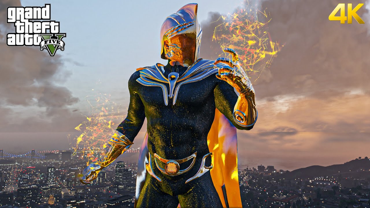 GTA 5 - Doctor Fate Fight Crimes with Magical Powers of Nabu