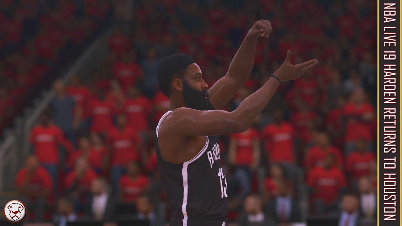 NBA Live 19: James Harden Returns To Houston - Nets vs Rockets Updated Rosters | Xbox Series S