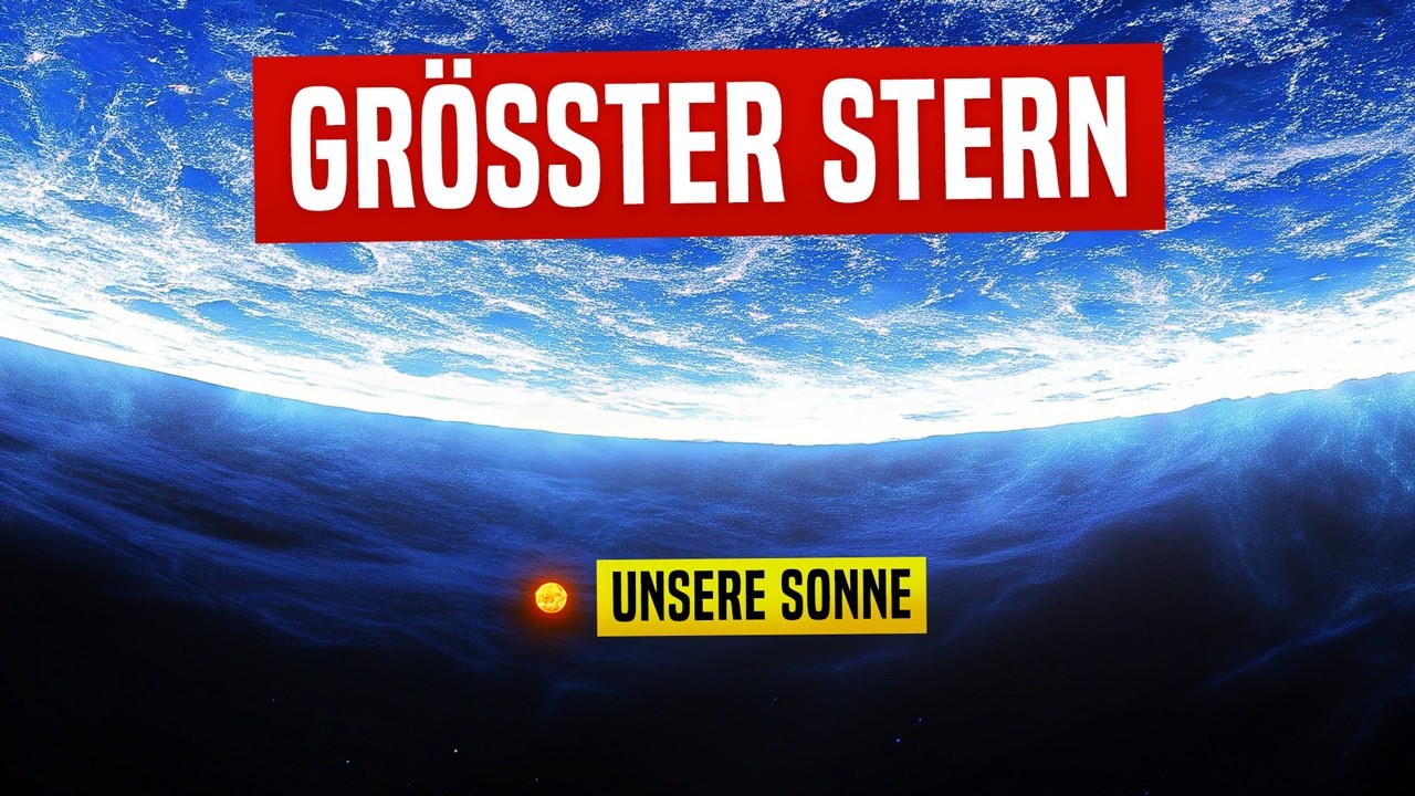Neuer Gr&ouml;&szlig;ter Stern Im Universum Entdeckt &ndash; 3D Gr&ouml;&szlig;envergleich