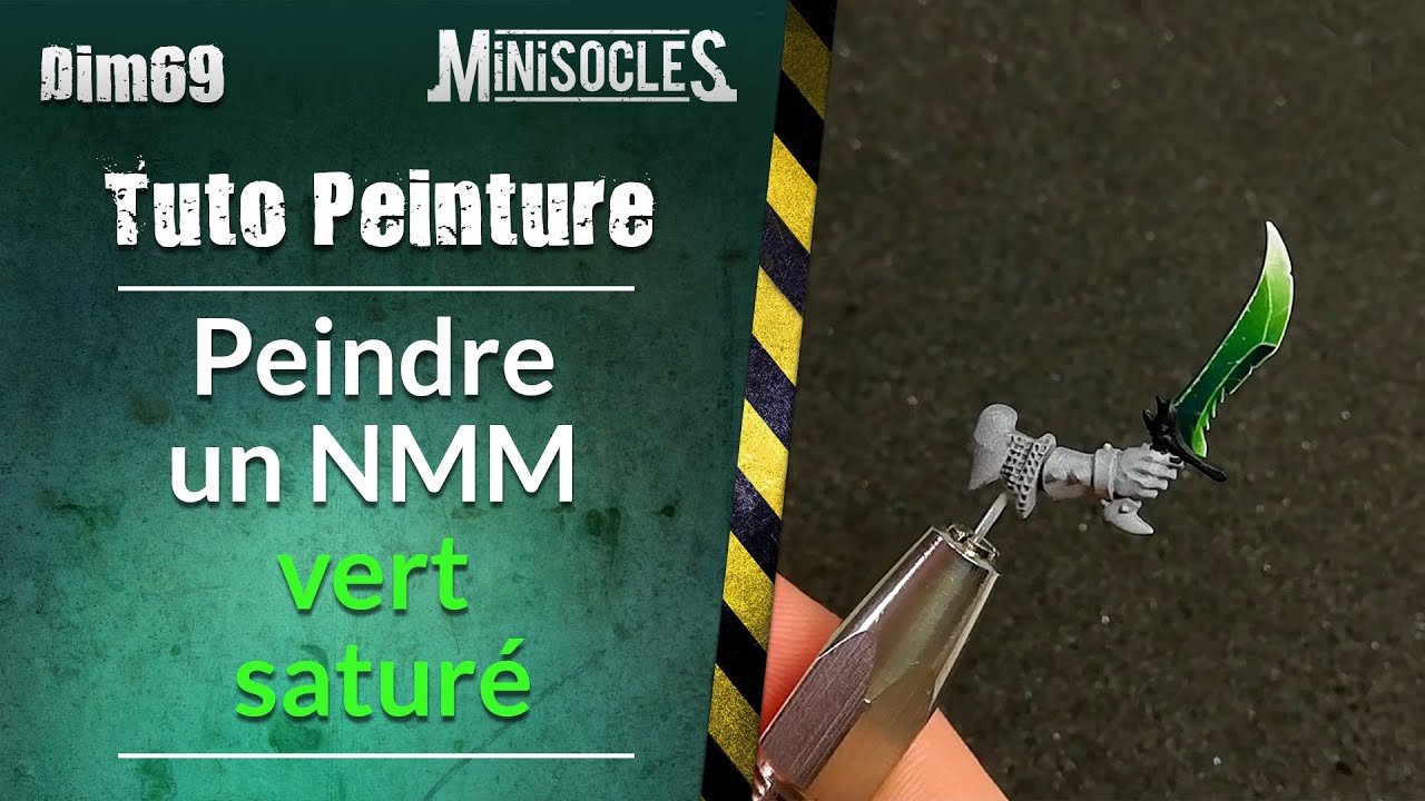 Peinture sur figurines [TUTO] : Peindre un Métal Non Métallique (MNM ou NMM) vert